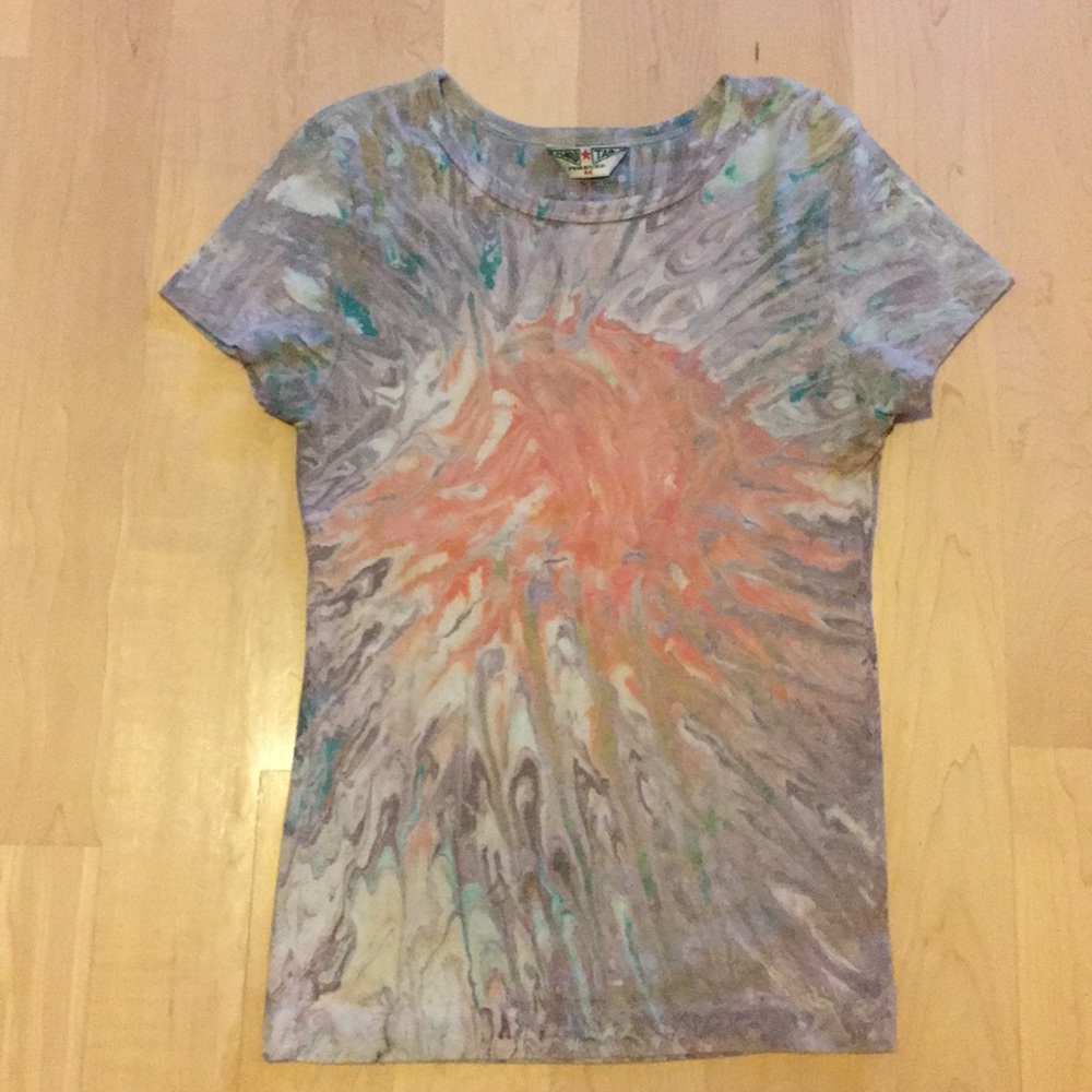 Hippie tiedyed tshirt